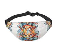 Expressions drôles Grand sac banane tendance pour voyage, décontracté, convient pour le sport, la course, le cyclisme, les voyages, la pêche