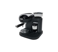 Expresso Avec Broyeur 1318 0.8L 1080W 15Bar Mousseur à Lait Aluminium Noir