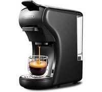 Expresso avec broyeur Hibrew Expresso avec broyeur H1A, Capsule multiple 4 en 1, 19Bar - Noir