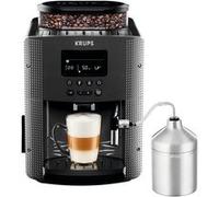 Krups Expresso avec broyeur YY4539FD Essential 1450 W Gris avec mousseur et 2 paquets Starbucks