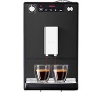 Melitta Solo Noire Mat, Machine à Café à Grains avec Broyeur et Système d'Extraction des Arômes, Affichage LED, Mode 1 à 2 Tasses, Expresso, Automatique, E950-544, 1400W