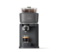 Philips Baristina Espresso Machine - Automatically grinds, tamps&brews, Easy bean switching,16 Bar pressure pump, Compact design, Easy clean, Espresso&Lungo - Black with Black Portafilter (BAR320/60)
