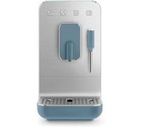 Smeg, Machine à Café Expresso Automatique BCC12SBMEU, Buse Vapeur, Broyeur à grain Intégré, Système Thermoblock, Réservoir 1,4 L, Bac Récupérateur Amovible, Dimensions Compactes, 1350W, Storm Blue