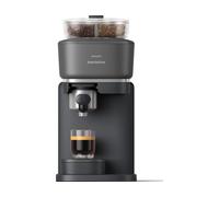Philips Baristina Espresso Machine - Automatically grinds, tamps&brews, Easy bean switching,16 Bar pressure pump, Compact design, Easy clean, Espresso&Lungo - Black with Black Portafilter (BAR320/60)