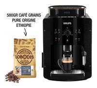 Expresso avec broyeur Krups Essential YY5568FD + 500g de café Lobodis Noir