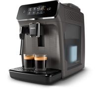Philips 2200 series Série 2200 Noir / Gris perle EP2224/10 Machine expresso broyeur, 2 boissons, mousseur lait