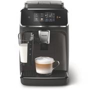 Philips Série 2300 SilentBrew Noir / Gris perle EP2334/10 Machine expresso broyeur, 4 boissons carafe LatteGo