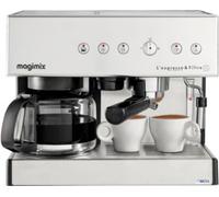 Expresso combiné cafetière MAGIMIX 11423 AUTO CHROME MAT