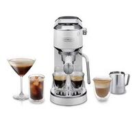Expresso Delonghi EC890.W DedicaDuo Blanc Argent Blanc inox H