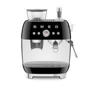 Machine Expresso Smeg Egf03bleu Noire Années 50 Avec Moulin Intégré