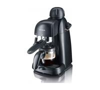Severin Cafetière expresso KA5978 – Vapeur pour mousse de lait, 4 tasses, pompe 3,5 bar, noir