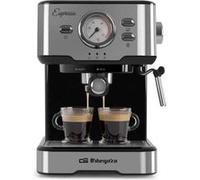Orbegozo EX 5500 - Cafetière à expresso et à cappuccino, 20 bar de pression, thermomètre, réservoir amovible 1,5 l, vaporisateur, 1100 W, multicolore