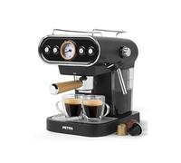 Expresso Petra PT5108VDEEU7 1.2L 1050W Avec Buse Vapeur Réutilisable Réservoir Amovible Noir Noir/Acier G