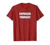 Expresso toi-même T-Shirt, Homme, Canneberge, L