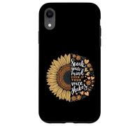 Exprimez Votre Esprit même si Votre Voix secoue Le Tournesol Coque pour iPhone XR