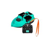 ExPrismarx Bateau d'appât RC V18 GPS avec télécommande de 500 m avec retour à une touche et coupe-vent de nuit, idéal pour la livraison d'appâts
