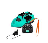 ExPrismarx Bateau d'appât RC V18 GPS avec télécommande de 500 m avec retour à une touche et coupe-vent de nuit, idéal pour la livraison d'appâts