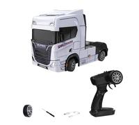 ExPrismarx Demi-camion RC 1:43 2,4 G pleine proportionnel à deux vitesses avec gyroscope et pneus de dérive, cadeau idéal pour les amateurs de collectionneur