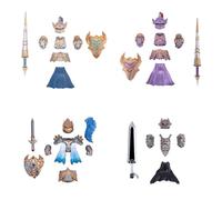 ExPrismarx Lot de 36 accessoires d'armes de garde médiévale