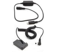 ExPro adaptateur secteur USB-C avec batterie factice DR-E15 pour Canon EOS 100D