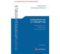 Expropriation et préemption René Hostiou (Auteur), Jean-François Struillou (Auteur)