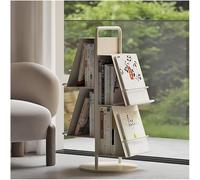exproyzk Bibliothèque Double Face, Organiseur de Bureau pour dossiers, Livres, Maison, Bureau, Salon, école(Blanc)