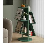 exproyzk Bibliothèque Double Face, Organiseur de Bureau pour dossiers, Livres, Maison, Bureau, Salon, école(Green)