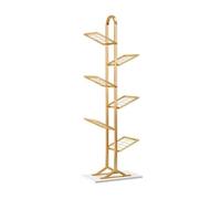 exproyzk Bibliothèque en Forme d'arbre Bibliothèque à Dos en métal Bibliothèque Peu encombrante, Support de Rangement Autonome, Bibliothèque décorative(Gold,40 * 25 * 130cm)