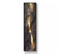exproyzk Décoration murale LED, Art mural abstrait pour porche, Peinture décorative murale, Sculpture murale avec télécommande(#C,120x30cm)