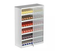 exproyzk Étagères de présentation Vitrines commerciales pour cigares, Bonbons, alcools et Cigarettes pour supermarchés, Bars et marchés(62.5x28.8x90cm)