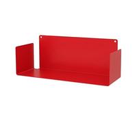 exproyzk Étagères flottantes en métal - Étagères à Livres - Étagère Murale décorative en Acier pour Salle de Bain, Cuisine, Salon, magasins de détail(Rosso,40x20x20cm)