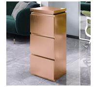 exproyzk Meuble de Rangement pour Salon de Coiffure, Acier Inoxydable, Organiseur d'outils de Coiffure, Meuble de Rangement pour Salon de beauté, Spa, barbier, Tatouage(Rose-Gold,85x37x30cm)