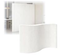 exproyzk Paravents Pliants en Papier - Écran D'intimité Portable Et Rétractable, Formes Polyvalentes, Idéal pour Dortoir, Studio, Bureau, Exposition Ou Cabine D'essayage(Blanc,4x1.8m/13.1x5.9ft)