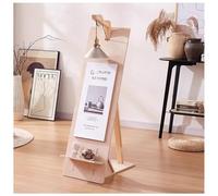 exproyzk Porte-Affiche Lumineux - Présentoir de Menu - Présentoir de Bienvenue en Bois(Natural,119.5x49x60cm)