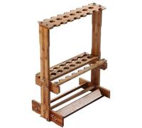 exproyzk Présentoir à Cannes à pêche en Bois pour Le Rangement et l'organisation du Garage, fabriqué à la Main(23 Rod)
