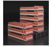 exproyzk Présentoir À Cigarettes Et Tabac - Support De Présentation avec Poussoirs Automatiques, Étagère De Rangement Rectangulaire en Acrylique (également pour Confiseries)(59.76x28.67x63.55cm)