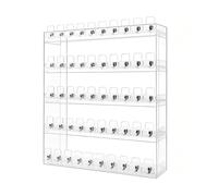 exproyzk Présentoir À Cigarettes, Organiseur en Acrylique avec Poussoir Automatique, Vitrine Transparente pour Tabac - Idéal pour La Vente Au Détail Et Les Supermarchés(61x15x37cm)