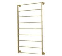 exproyzk Présentoir à Foulards en métal, présentoir Mural pour Foulards, Organisateur pour Ceintures, châles et hijabs(Gold,9-Tier/45x120cm)