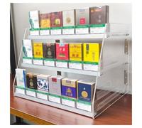 exproyzk Présentoir Commercial pour Cigarettes, Poussoir Automatique Transparent, Rayonnage Mural Ou De Comptoir pour Magasins De Détail, Supermarchés Et Supérettes(32x29x30cm)