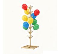 exproyzk Présentoir pour Sapin, Piliers pour Moulin à Vent et Ballons Présentoir pour Foire Artisanale, présentoir pour Commerce de détail(Gold,130x40cm)