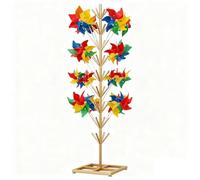 exproyzk Présentoir pour Sapin, Piliers pour Moulin à Vent et Ballons Présentoir pour Foire Artisanale, présentoir pour Commerce de détail(Gold,160x40cm)