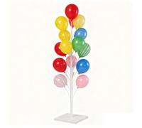 exproyzk Présentoir pour Sapin, Piliers pour Moulin à Vent et Ballons Présentoir pour Foire Artisanale, présentoir pour Commerce de détail(Blanc,130x40cm)