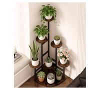 exproyzk Support À Plantes D'intérieur - Étagère d'angle À 7 Niveaux pour Plantes Multiples, Étagère Verticale Ronde Ou Carrée pour Petits Espaces (Salon, Balcon, Terrasse)(Round)