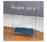 exproyzk Support de Rangement pour Raquettes de Tennis, Plastique Support de Rangement pour Raquettes de Badminton et de Tennis Durable et Facile à Ranger(Blue)