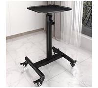 exproyzk Support Mobile pour projecteur avec roulettes - Rangement avec Hauteur réglable - Support de Sol pour projecteur (pour Podium, Salle de réunion, canapé)(70~110cm)