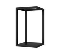 exproyzk Support pour Aquarium, Support pour Aquarium à 2 Niveaux, Support pour Plantes en Acier Inoxydable pour Bureau à Domicile, Charge maximale 500kg(Zwart,50x50x80cm)