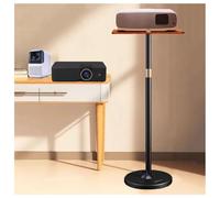 exproyzk Support Universel pour projecteur, Hauteur réglable Support au Sol avec capacité de Charge de 10 kg Compatible avec projecteurs, caméras et webcams(Zwart)