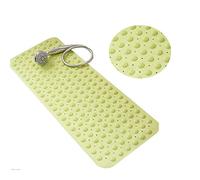 exproyzk Tapis De Baignoire，Tapis De Sécurité Ventouse Antidérapant Trou De Drainage Soulager La Fatigue Plastique Coussin De Pied, 8 Sortes, 9 Tailles(Green,78x48cm)