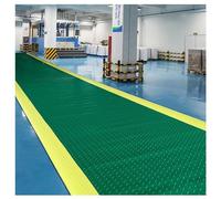 exproyzk Tapis de Sol pour Garage, Tapis en Caoutchouc PVC, Épaisseur de 3mm Revêtement de Sol en Rouleau pour Garage et entrepôt(Green,1x2m/3.3x6.6ft)