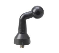 EXQIOUR Adaptateur trépied en alliage d'aluminium pour appareil photo 1/4 mâle vers tête sphérique de 17 mm pour smartphone, tablette, vloggings, support de voiture en alliage d'aluminium